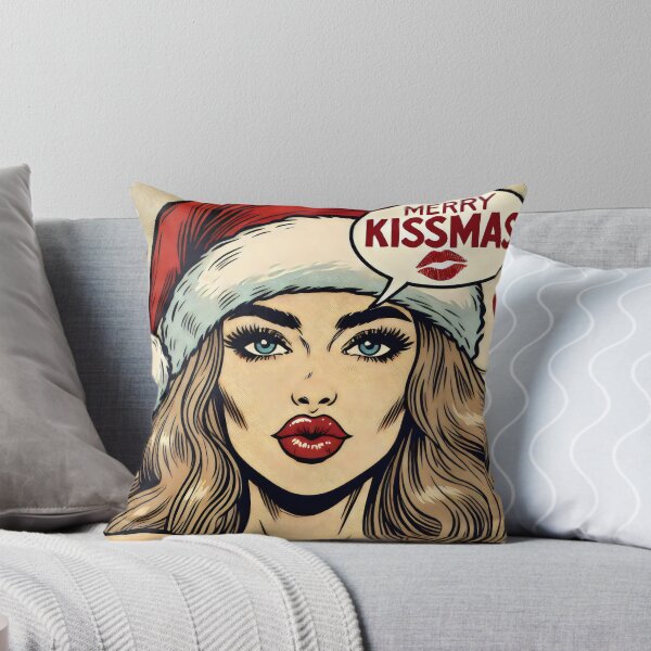 Item preview, Merry Kissmas Retro Comic-Book Christmas designed and sold by PY Tees.