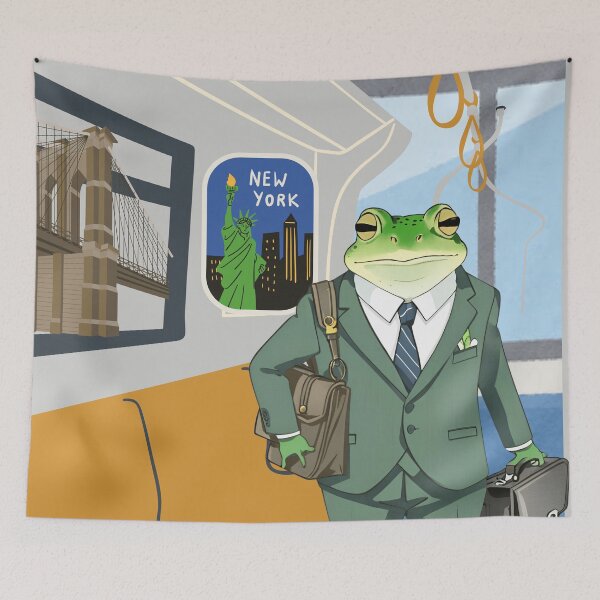Item preview, Frog Subway  designed and sold by Robertworkshop.