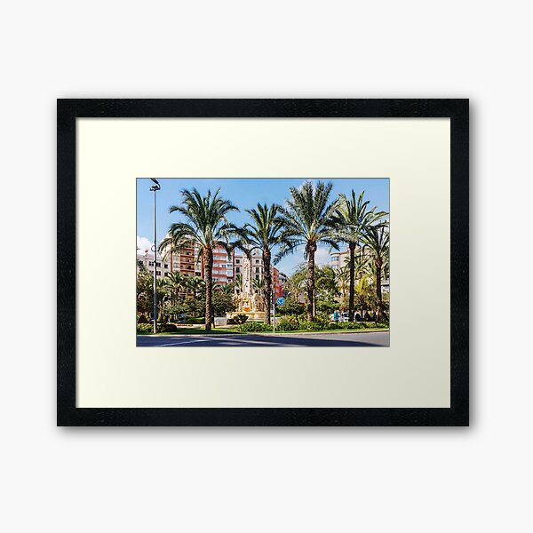 Item preview, Palm trees around the Luceros roundabout, Alicante, Spain designed and sold by Kevin Hellon.