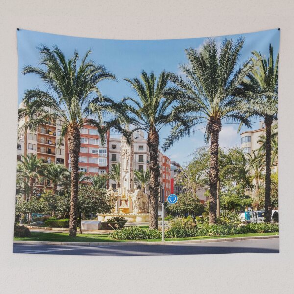 Item preview, Palm trees around the Luceros roundabout, Alicante, Spain designed and sold by Kevin Hellon.