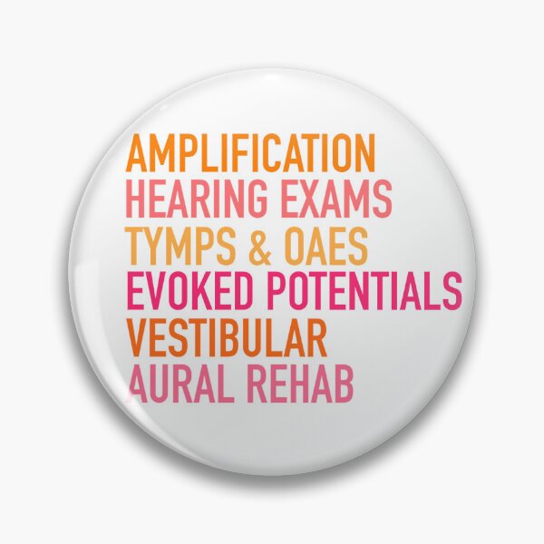 Item preview, Audiology Scope of Practice Orange/Pink designed and sold by graceometry.