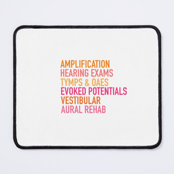 Item preview, Audiology Scope of Practice Orange/Pink designed and sold by graceometry.