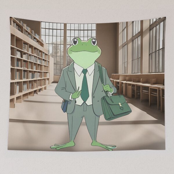 Item preview, Library Frog  designed and sold by Robertworkshop.