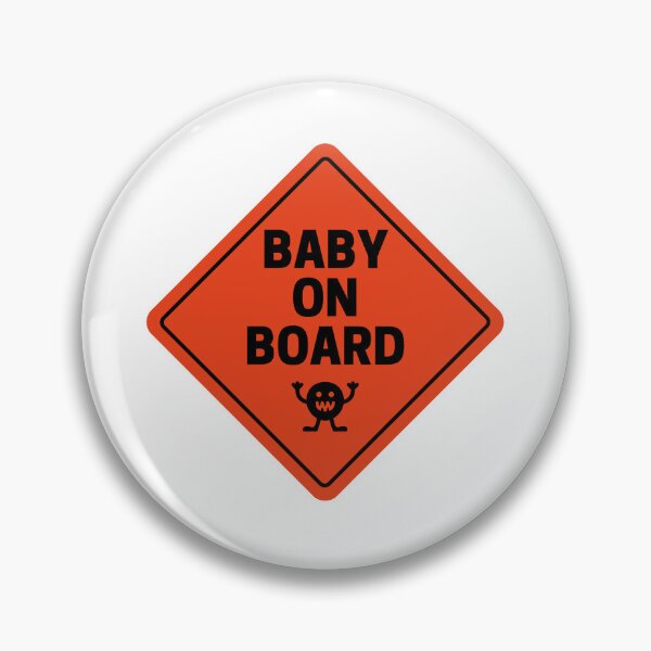 Item preview, Baby on board little monster designed and sold by SM3 Studio.