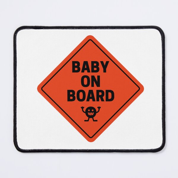 Item preview, Baby on board little monster designed and sold by SM3 Studio.