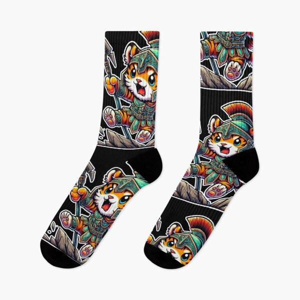Item preview, Kawaii Spartan Tiger in action designed and sold by lAnJefurtifeu.