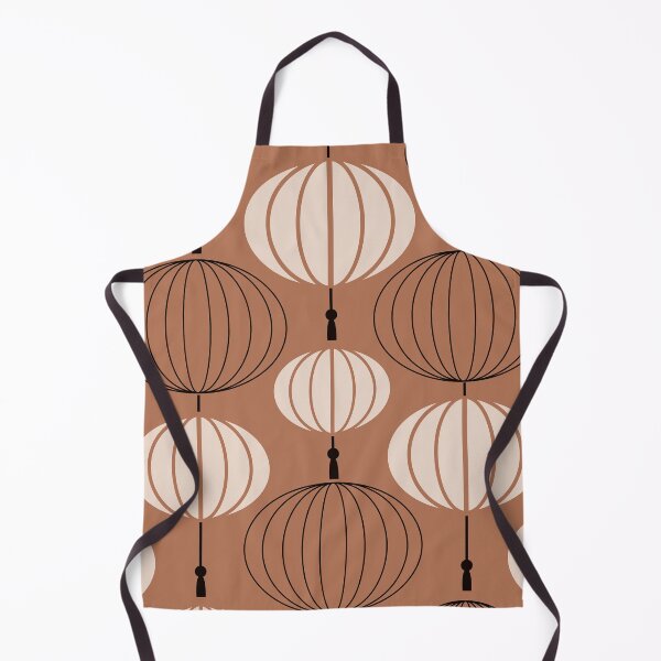 Item preview, Earth Tone Cream Art Deco Paper Lantern Pattern designed and sold by DEC02.