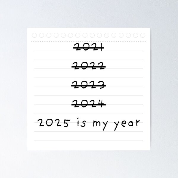 Item preview, 2025 is my year designed and sold by Yankee Doodle Gandy.
