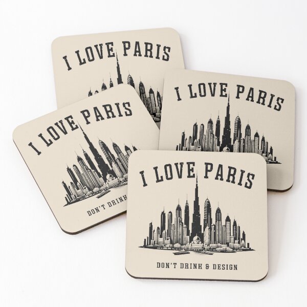 Item preview, City Name Skyline Paris Dubai Funny designed and sold by popanato.