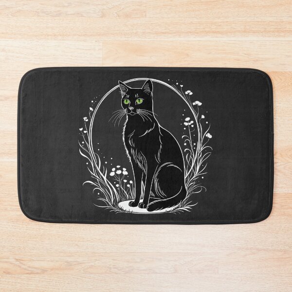 Item preview, Black Cat Familiar Keeper of Secrets designed and sold by Glimmersmith.
