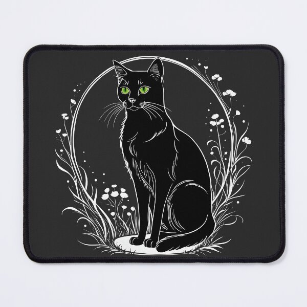 Item preview, Black Cat Familiar Keeper of Secrets designed and sold by Glimmersmith.