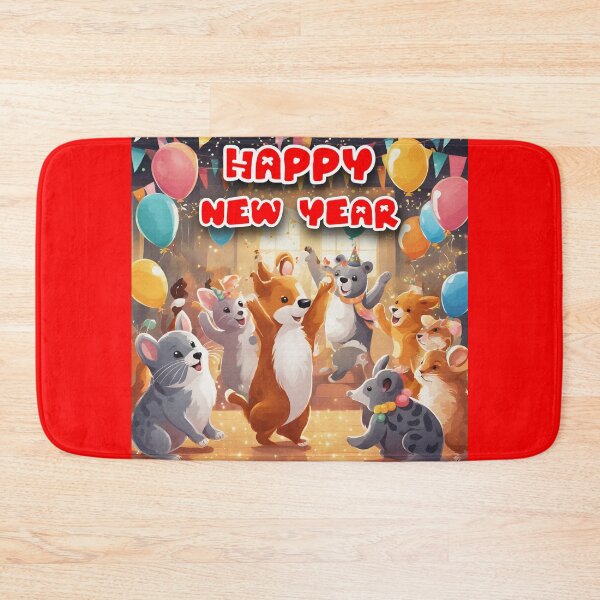 Item preview, Happy new year Pet's party A designed and sold by VeenyOcicat.