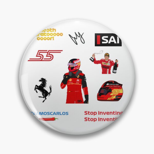 Item preview, Paquete de pegatinas de Carlos Sainz |  Pegatina designed and sold by castday4.