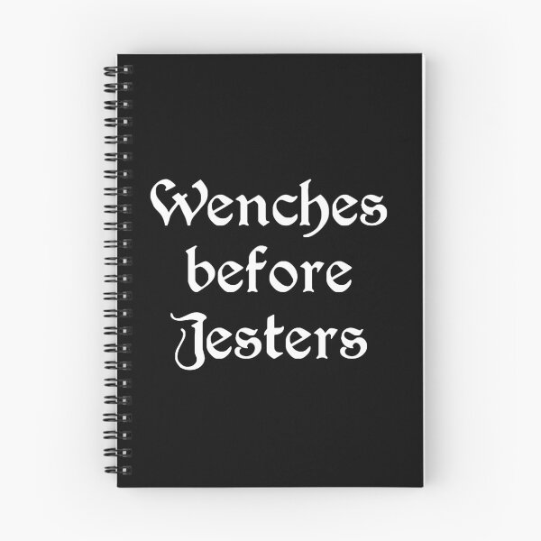Item preview, Wenches before Jesters (white letters) designed and sold by Goth-It-Covered.
