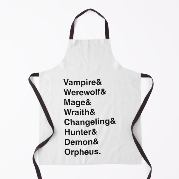 Item preview, World of Darkness Games "&" design (black text version)  designed and sold by Goth-It-Covered.