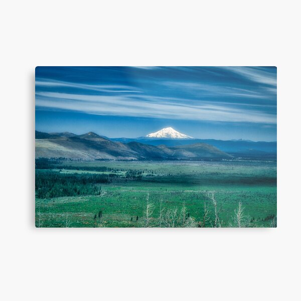 Hat Creek Rim - PCT view of Mt. Shasta Metal Print
