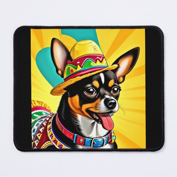 Item preview, Colorful Festive Chihuahua Dog designed and sold by Earth Nature Creations.