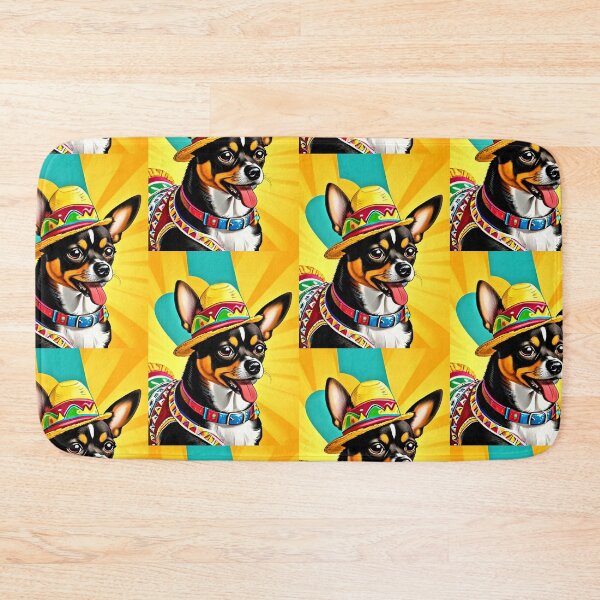Item preview, Colorful Festive Chihuahua Dog  designed and sold by Earth Nature Creations.