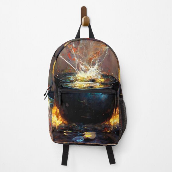 Item preview, Enchanted Fiery Cauldron with Mystic Flames designed and sold by Amr Siam.