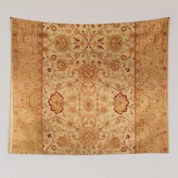 Item preview, Antique Indian Amritsar Rug designed and sold by Vicky Brago-Mitchell®.