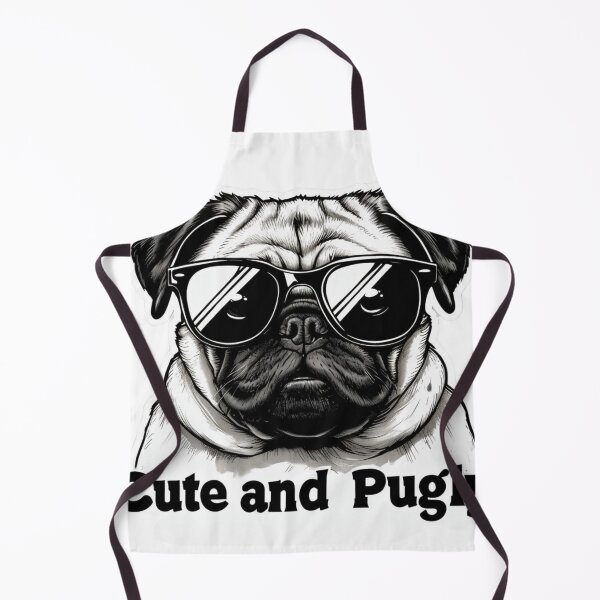 Item preview, "Cute and Pugly" Stylish Pug Tee designed and sold by BShop20 – Cute Funny Tees & Gifts.