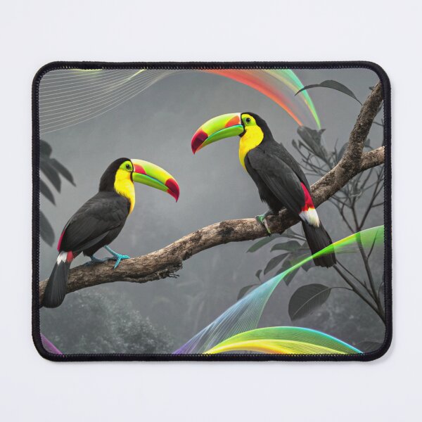 Item preview, Keel-Billed Toucans: Tropical Symphony in Digital Elegance designed and sold by fc2c.