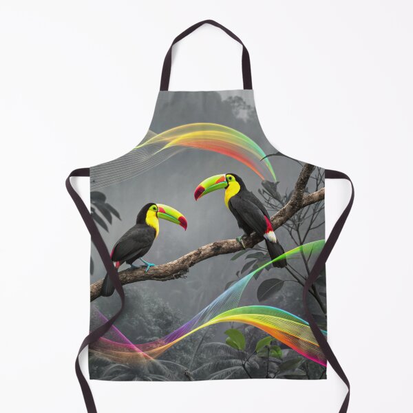 Item preview, Keel-Billed Toucans: Tropical Symphony in Digital Elegance designed and sold by fc2c.