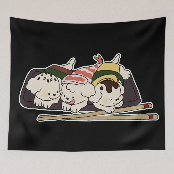 Item preview, Sushi Pups designed and sold by Chaos Bound Designs.