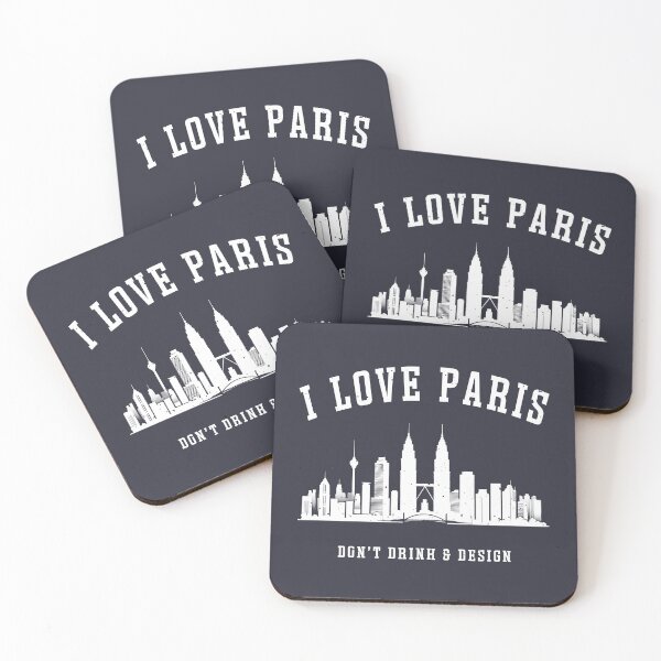 Item preview, City Name Skyline Paris Kuala Lumpur Humorous designed and sold by popanato.