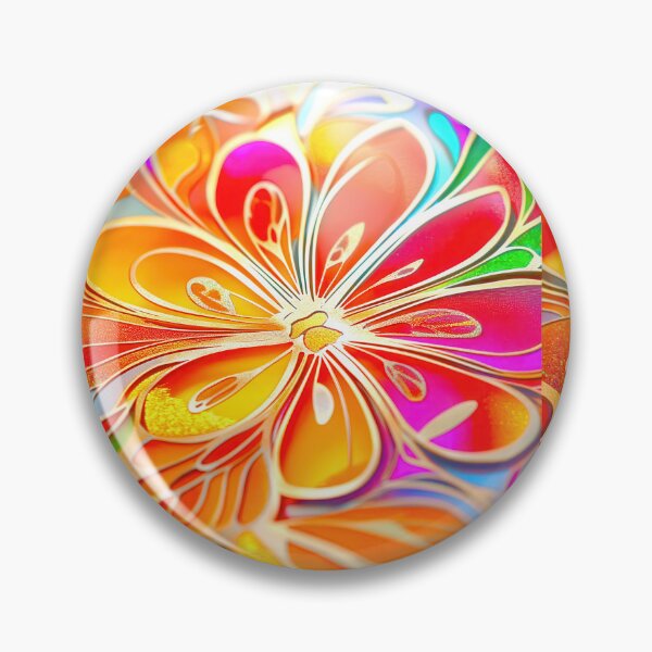 Item preview, Flat Metal Flower designed and sold by Store With Cool Stuff.