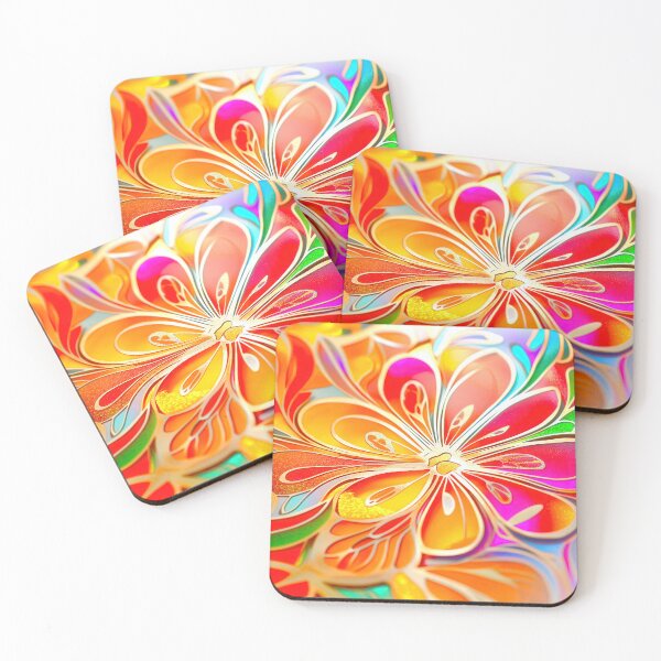 Item preview, Flat Metal Flower designed and sold by Store With Cool Stuff.