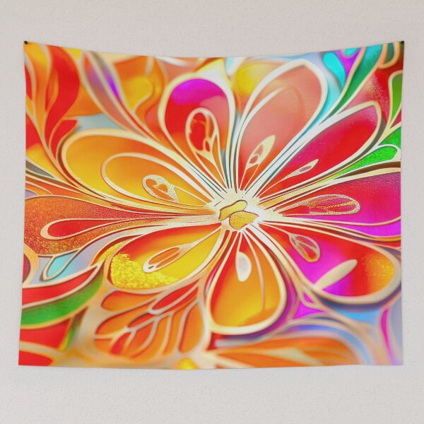 Item preview, Flat Metal Flower designed and sold by Store With Cool Stuff.