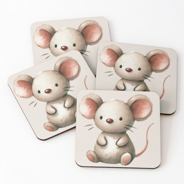 Item preview, Silly grey mouse designed and sold by DaintyDooodles.