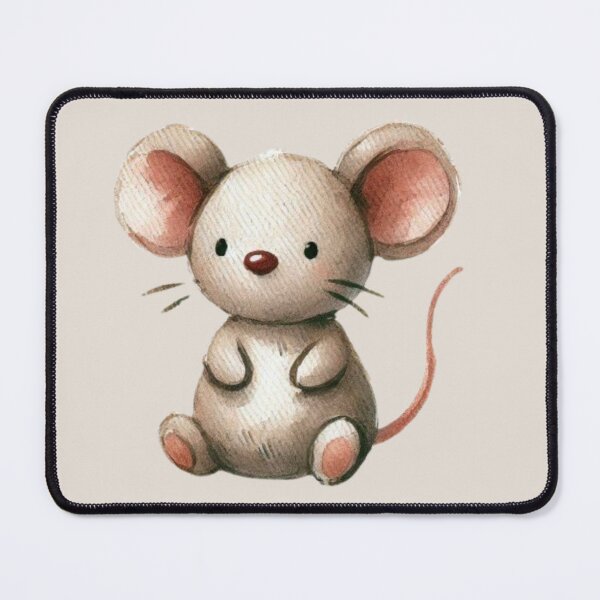 Item preview, Silly grey mouse designed and sold by DaintyDooodles.