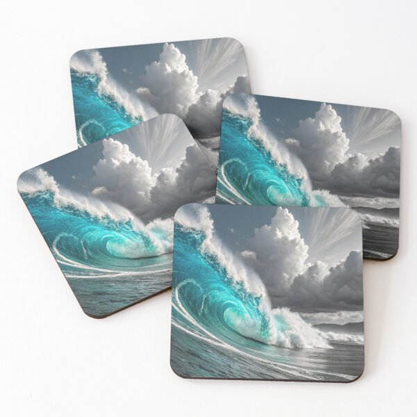 Item preview, Majestic Wave: Nature’s Power Meets Digital Elegance designed and sold by fc2c.