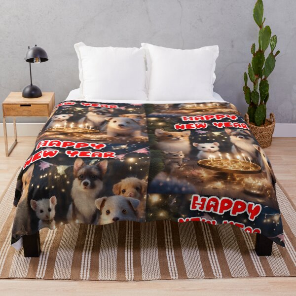 Item preview, Happy new year Pet's party C designed and sold by VeenyOcicat.