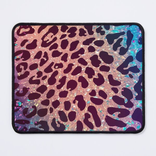 Item preview, Leopard Print in Purple and Blue Glitter Pattern  designed and sold by Ed & Harmony.
