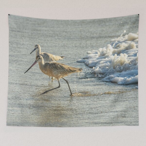 Item preview, Two Sandpipers Running from the Waves designed and sold by SafariByMarisa.