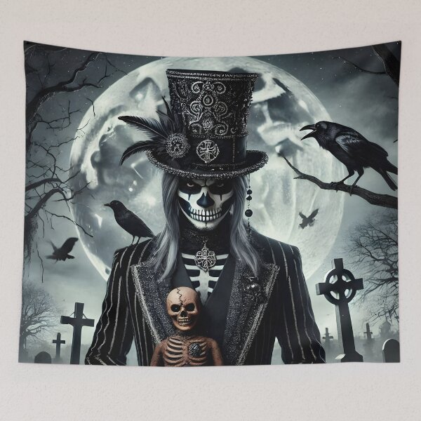 Item preview, Witch doctor with voodoo doll designed and sold by GothicRubette.
