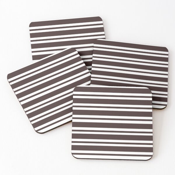 Item preview, Horizontal Black and White Striped Pattern With Repetitive Design  designed and sold by Beautiful art store.