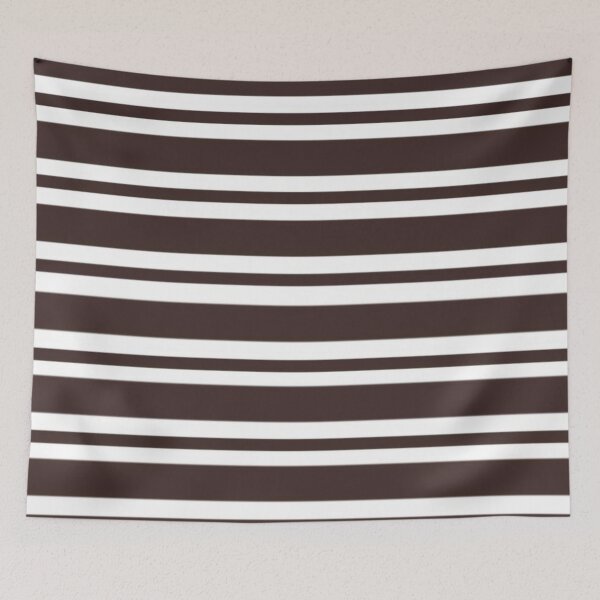 Item preview, Horizontal Black and White Striped Pattern With Repetitive Design  designed and sold by Beautiful art store.