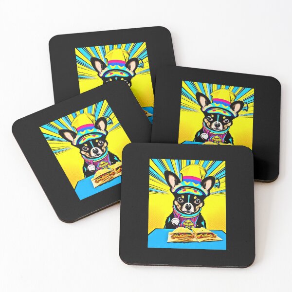 Item preview, Bright Pop Art Taco Bell Chihuahua Dog  designed and sold by Earth Nature Creations.