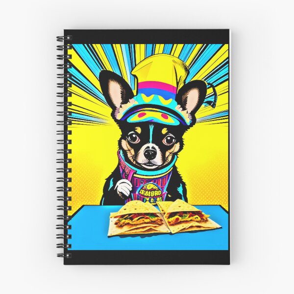Artikelvorschau, Heller Pop-Art-Taco-Bell-Chihuahua-Hund entworfen und verkauft von Earth Nature Creations.