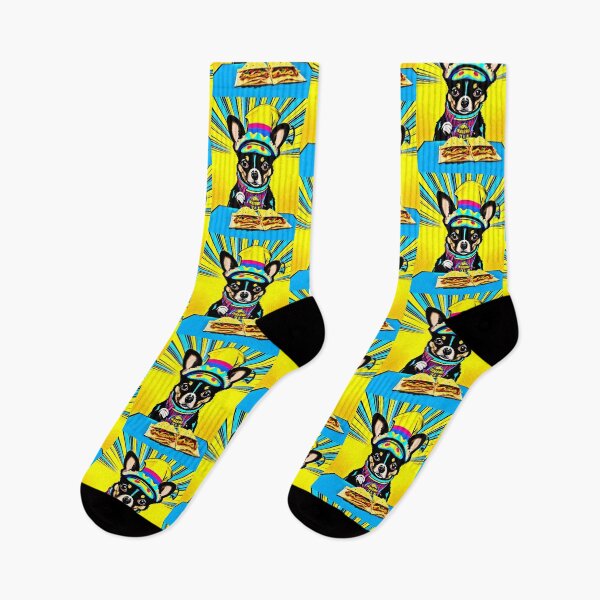 Item preview, Bright Pop Art Taco Bell Chihuahua Dog  designed and sold by Earth Nature Creations.