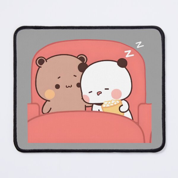 Item preview, BuBu Panda falls asleep while watching the movie❤️ designed and sold by Pandety.