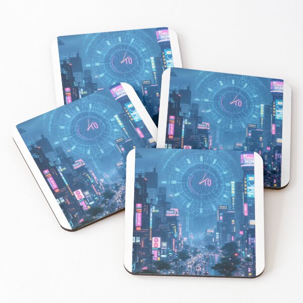 Item preview, Neon Metropolis at Midnight designed and sold by LustandPaint.