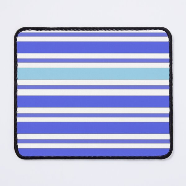 Item preview, Horizontal Blue and White Striped Pattern  designed and sold by Beautiful art store.