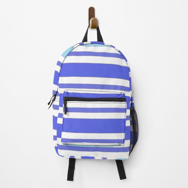 Item preview, Horizontal Blue and White Striped Pattern  designed and sold by Beautiful art store.