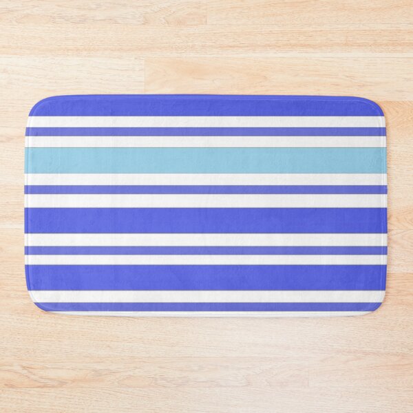 Item preview, Horizontal Blue and White Striped Pattern  designed and sold by Beautiful art store.