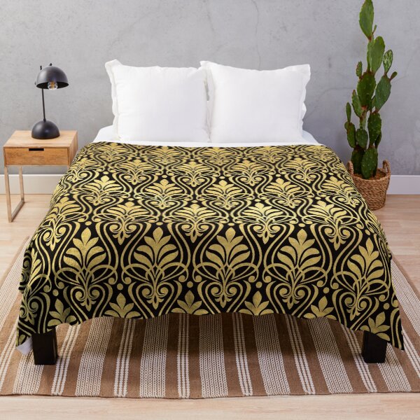 Item preview, Glamorous Gold-Color Art Deco Pattern designed and sold by DEC02.